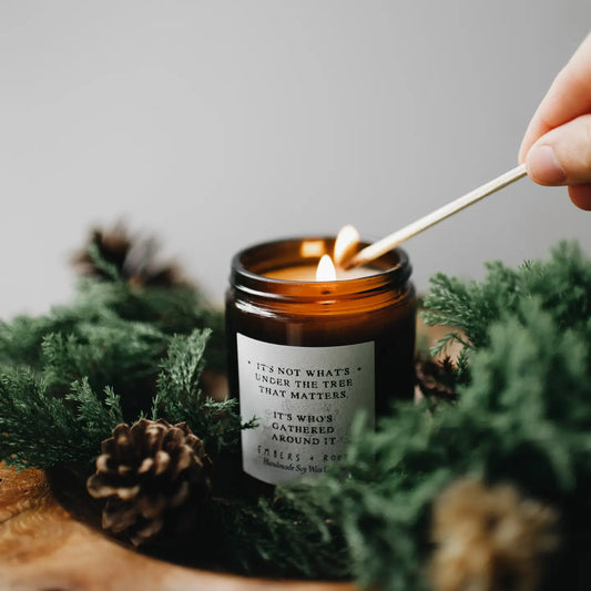 Under the Christmas Tree Christmas Soy Candle