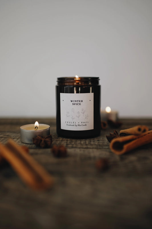 Winter Spice Christmas Soy Candle