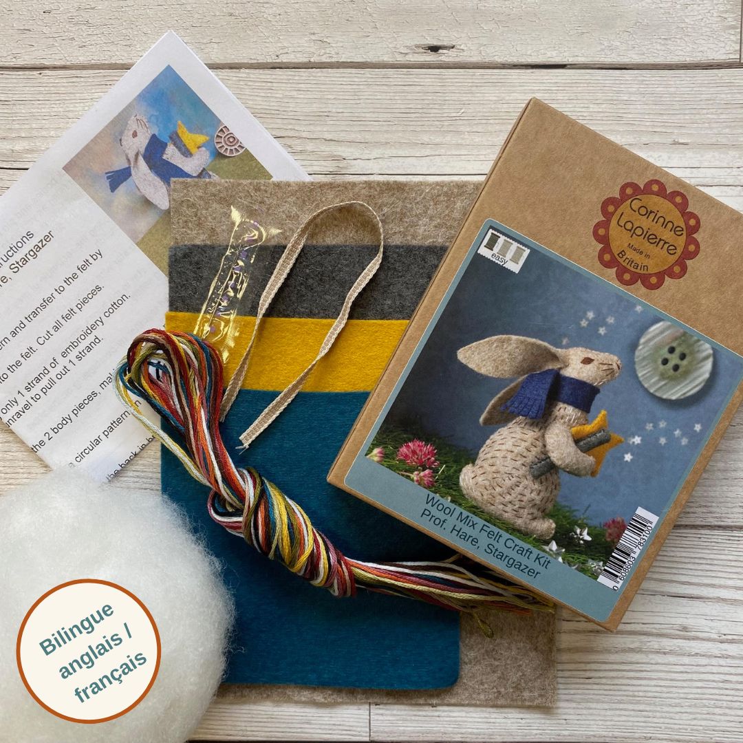 Felt Craft Kit - Stargazing Hare