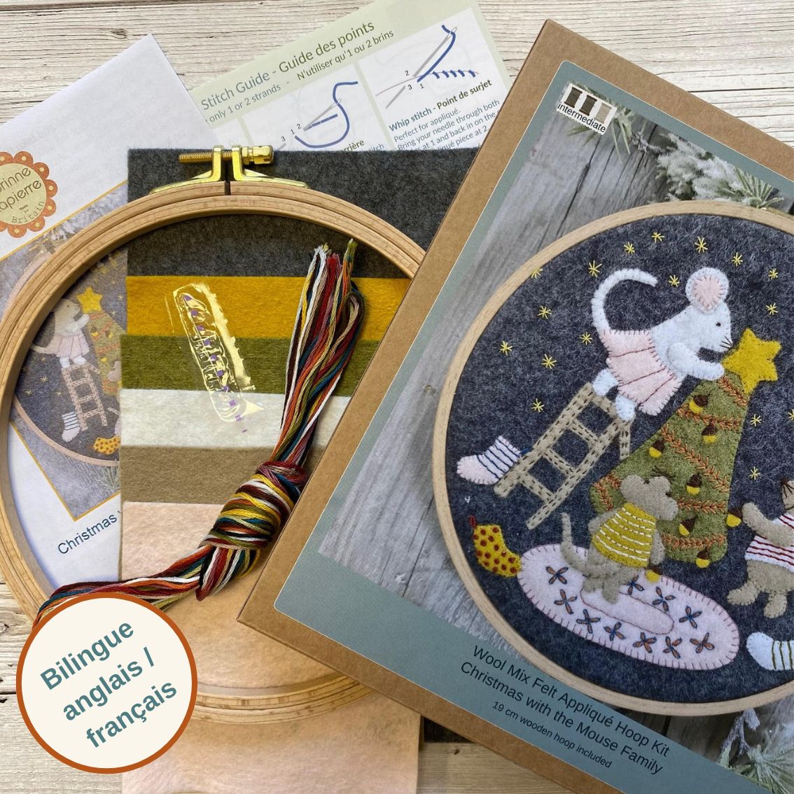 Felt Craft Kit - Christmas with the Mouse Family