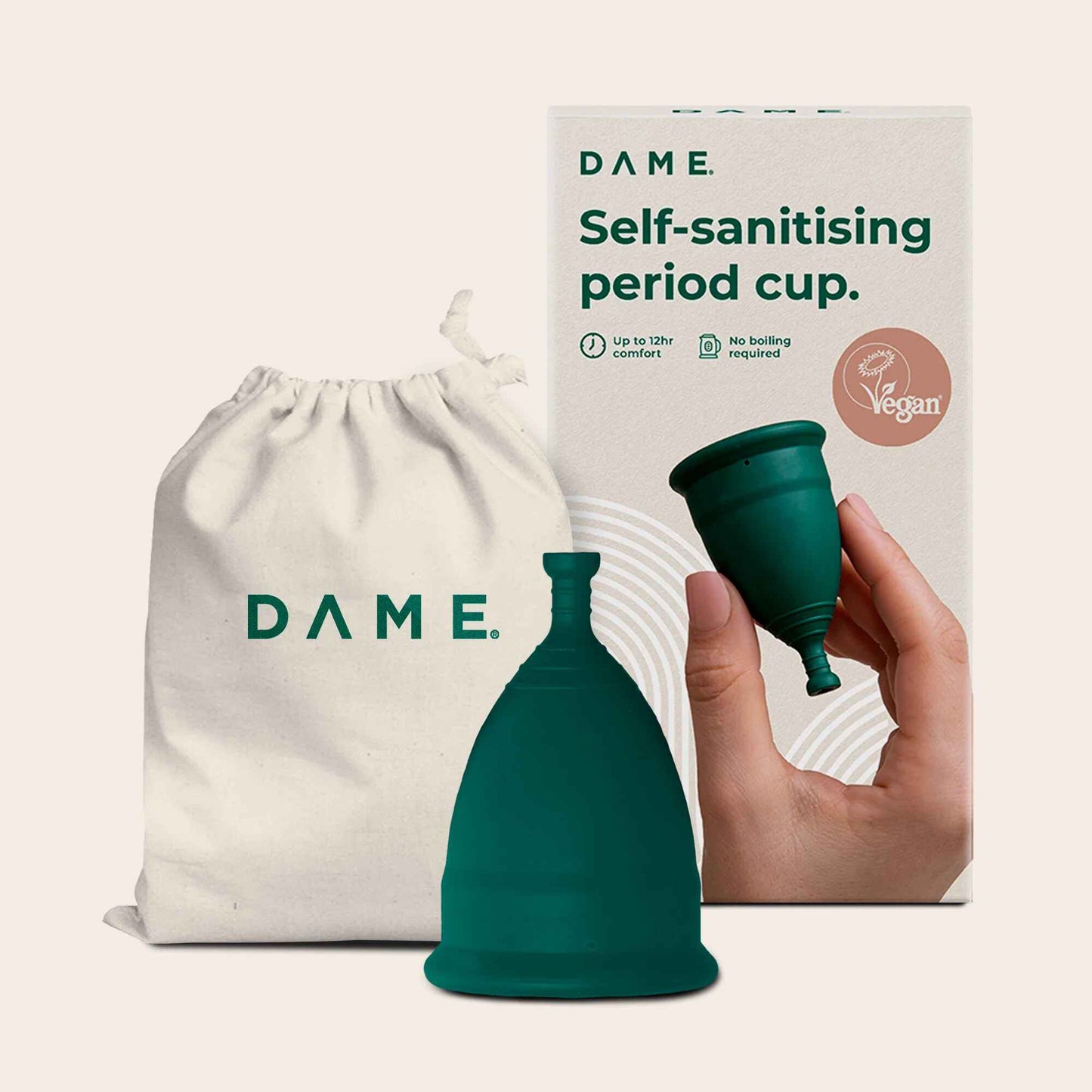 Menstrual Cup (DAME Self-Sanitising Period Cup)