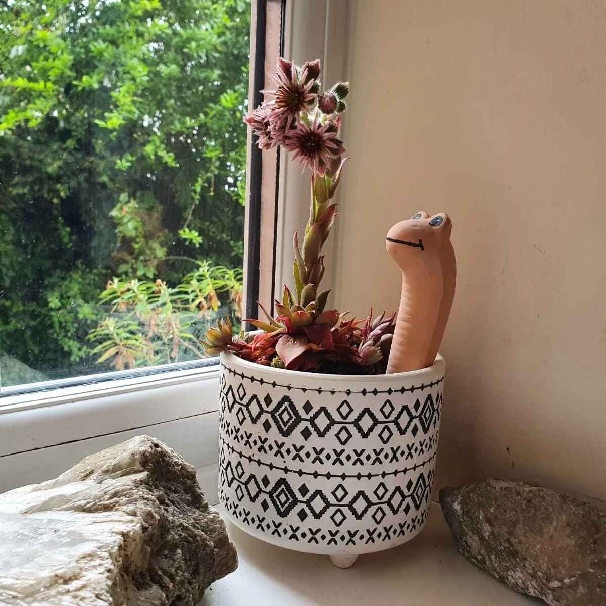 Willy the Worm - Novelty Pot Decoration and Water Sensor