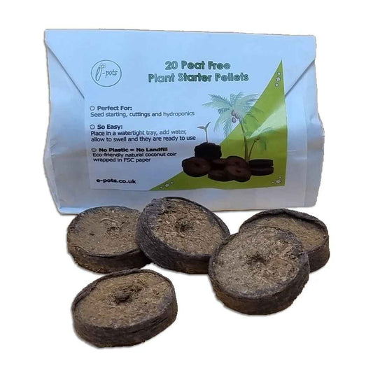 Coco Coir Plant Starter Pellets 36mm