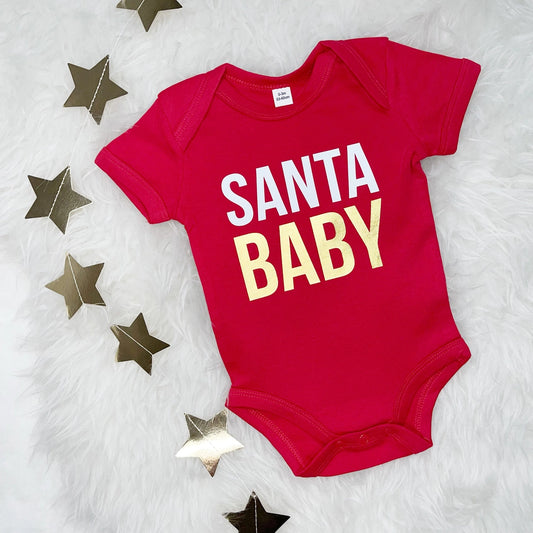 Santa Baby Christmas Babygrow