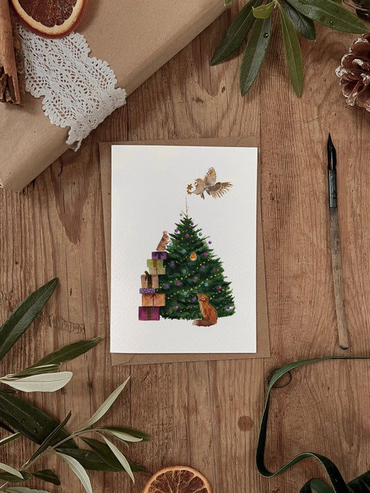 Deck the Halls Christmas Card
