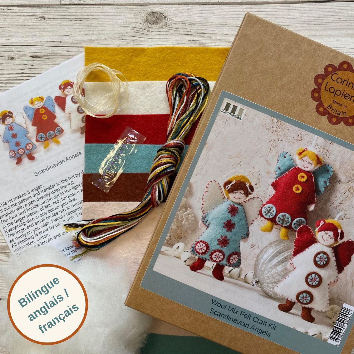 Felt Craft Kit - Scandinavian Angels