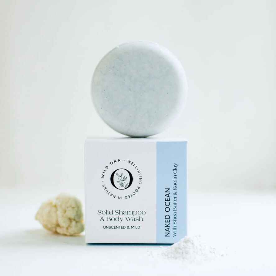 Naked Ocean - Unscented Solid Shampoo & Body Wash