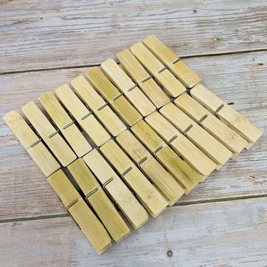 Bamboo Pegs - Pack of 20