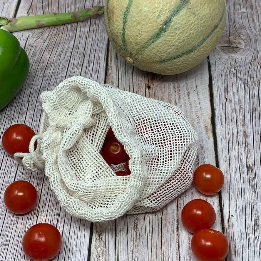 Organic Produce Bag Mesh Cotton