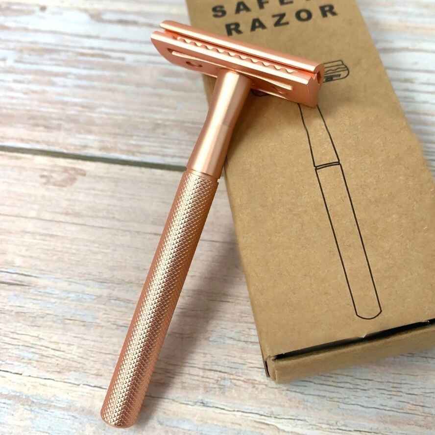 Double Edge Safety Razor - Rose Gold