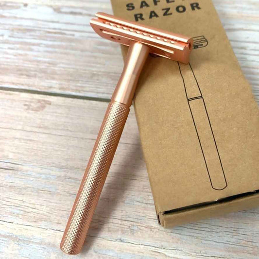 Double Edge Safety Razor - Rose Gold