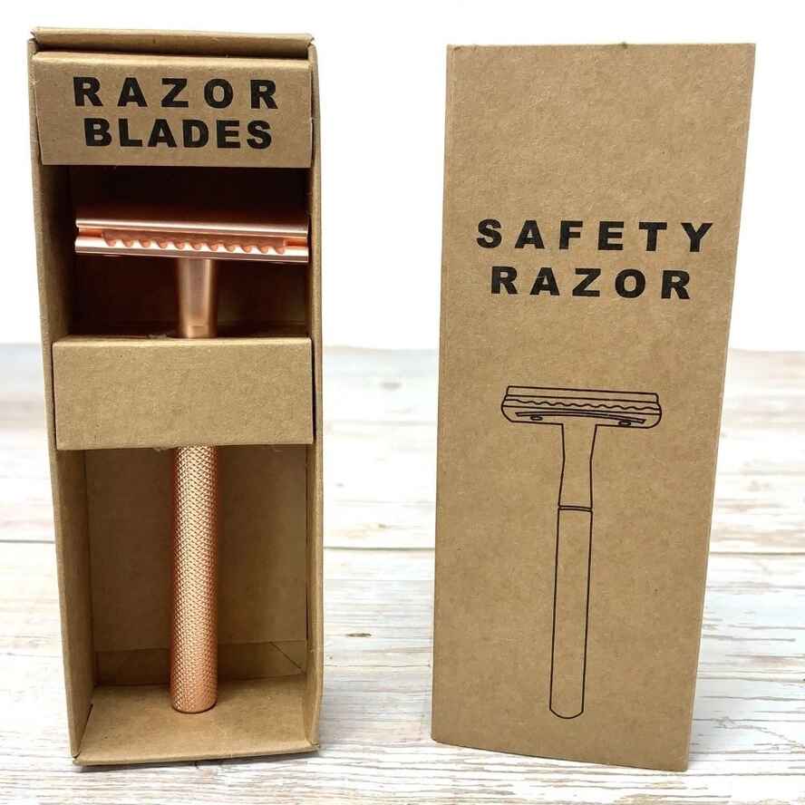 Double Edge Safety Razor - Rose Gold